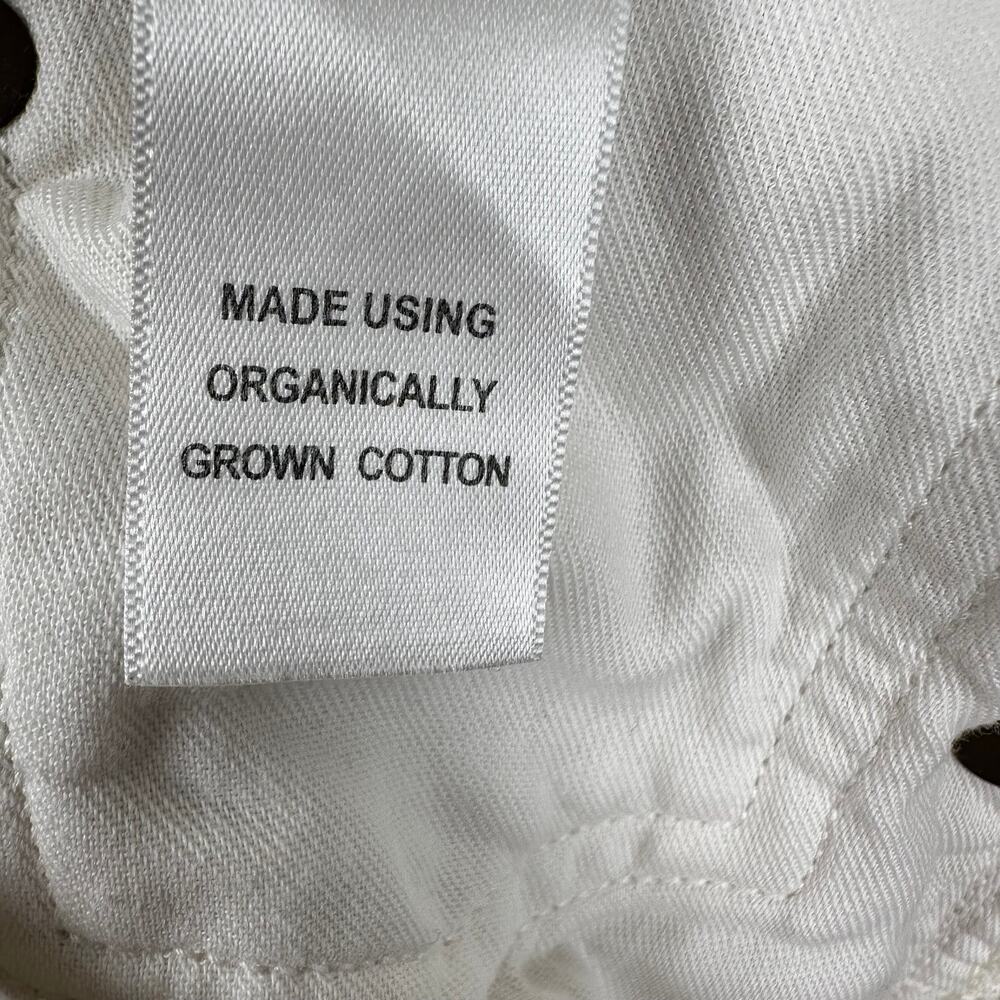 Agolde 90's Pinch Waist Ankle Jeans In Marshmallow Button Fly Organic Cotton 32 - Picture 13 of 14
